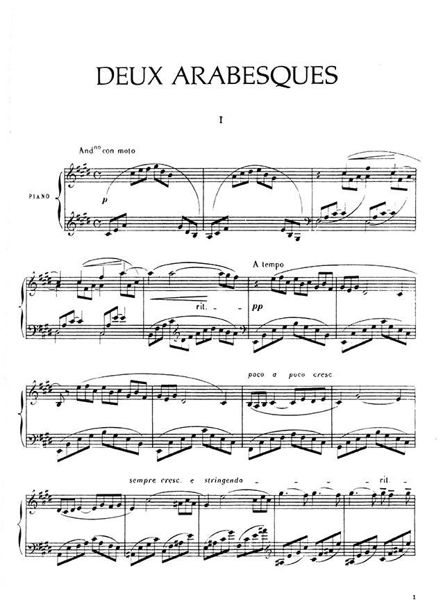 Debussy Piano Music (1888-1905) Debussy Piano Music (1888-1905)