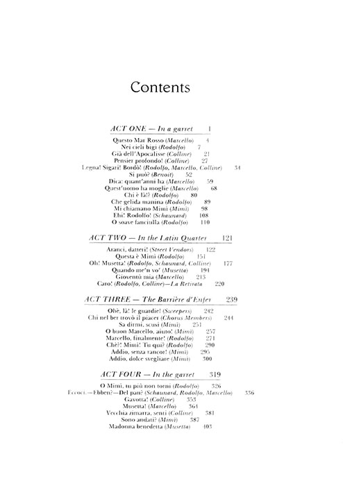 Giacomo Puccini La Bohème in Full Score Giacomo Puccini La Bohème in Full Score