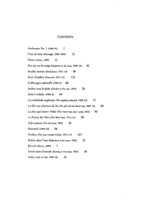 Debussy Masterpieces For Solo Piano: 20 Works Debussy Masterpieces For Solo Piano: 20 Works