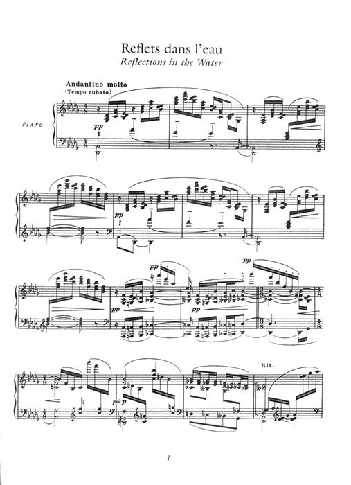 Debussy Images Books Ⅰ and Ⅱ for Solo Piano