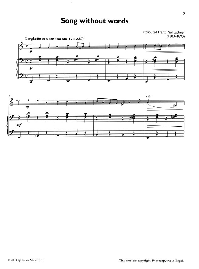 First Repertoire for Flute with Piano