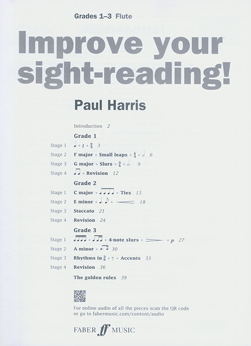 Improve your sight-reading!【Flute】Grades 1-3 (from 2018) Improve your sight-reading!【Flute】Grades 1-3 (from 2018)