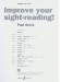 Improve your sight-reading!【Flute】Grades 1-3 (from 2018) Improve your sight-reading!【Flute】Grades 1-3 (from 2018)