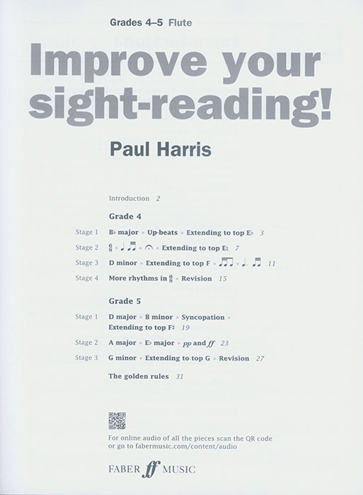 Improve your sight-reading!【Flute】Grades 4-5 (from 2018) Improve your sight-reading!【Flute】Grades 4-5 (from 2018)