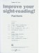 Improve your sight-reading!【Flute】Grades 4-5 (from 2018) Improve your sight-reading!【Flute】Grades 4-5 (from 2018)