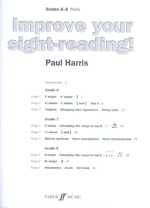 Improve your sight-reading!【Flute】Grades 7-8 (from 2018) Improve your sight-reading!【Flute】Grades 7-8 (from 2018)