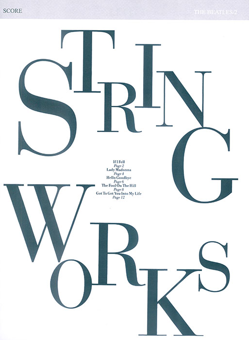 String Works : The Beatles 2 String Works : The Beatles 2