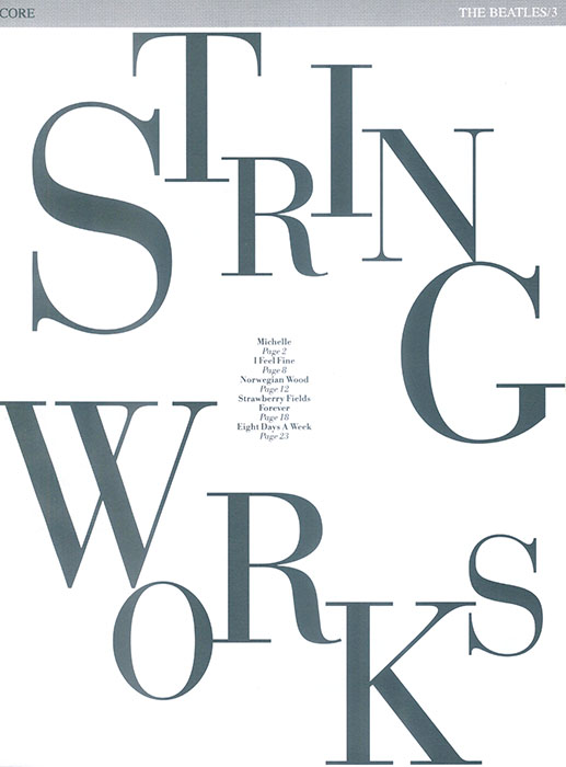 String Works : The Beatles 3 String Works : The Beatles 3