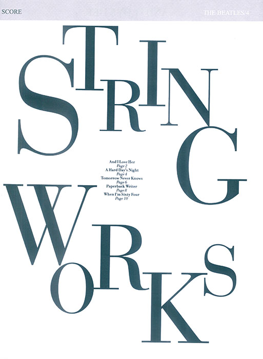 String Works : The Beatles 4