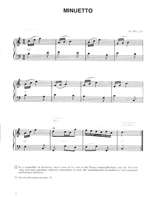 Scarlatti The First Book for Pianists