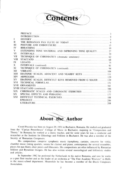 Complete Pan Flute Book by Costel Puscoiu