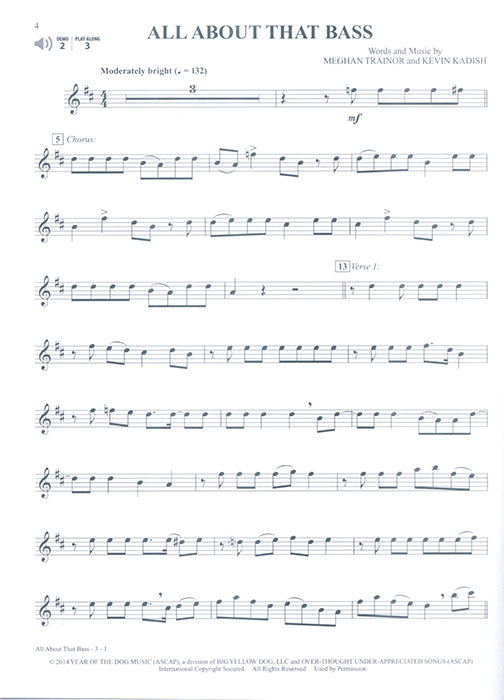 Top Hits from TV, Movies & Musicals Instrumental Solos for Alto Saxophone