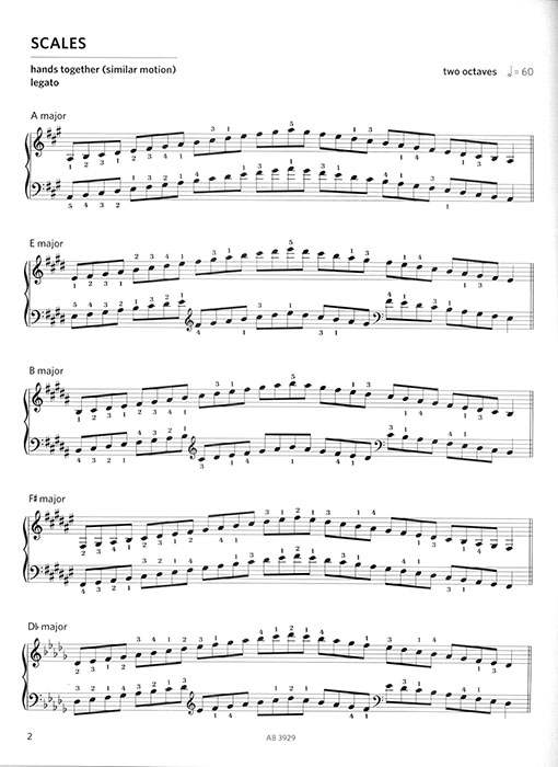 Piano Scales & Arpeggios Grade 5 Piano Scales & Arpeggios Grade 5