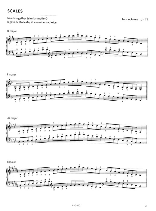Piano Scales & Arpeggios Grade 6 Piano Scales & Arpeggios Grade 6