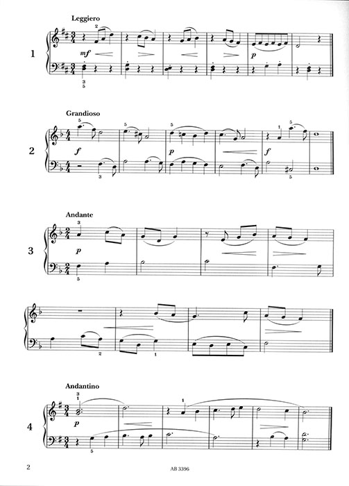 Piano Specimen Sight-Reading Tests Grade 3