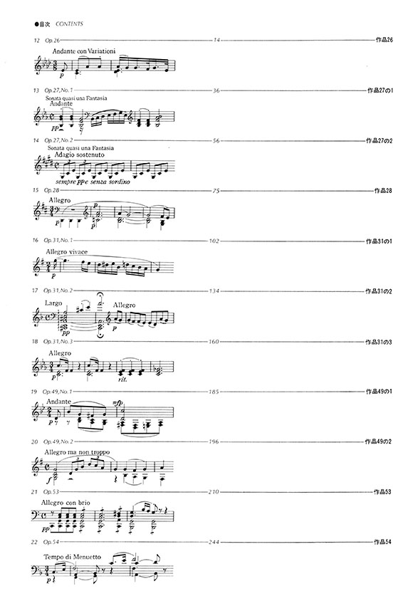 Beethoven Sonatas for Pianoforte Vol. 2 ベートーベン ピアノソナタ集 2巻 Beethoven Sonatas for Pianoforte Vol. 2 ベートーベン ピアノソナタ集 2巻