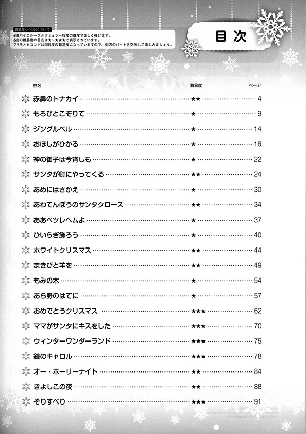 ピアノ連弾 初級 みんなで連弾 ハッピー★クリスマス 第5版 (4手~6手連弾)