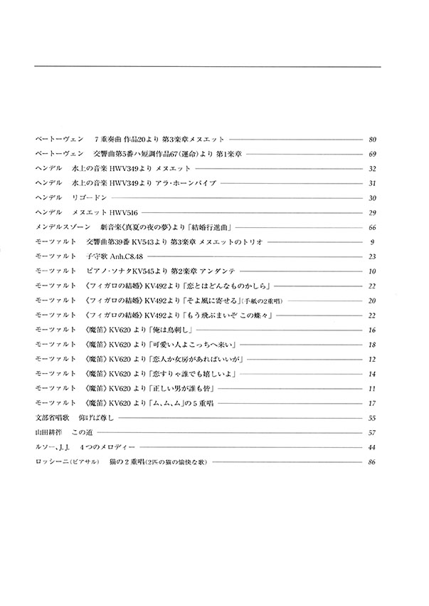 Clarinet クラリネット・デュエット名曲集 2本のクラリネットのための