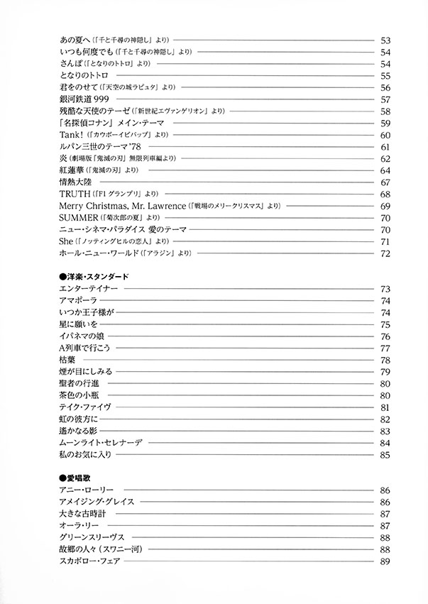 アルトサックス・スタンダード120曲集