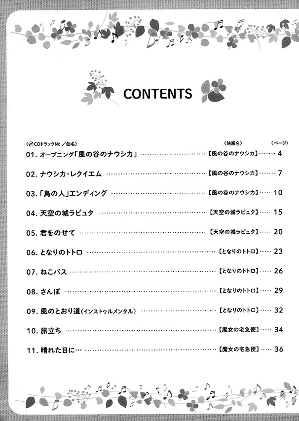 CD付 初級ピアノ・レパートリー スタジオジブリ作品集