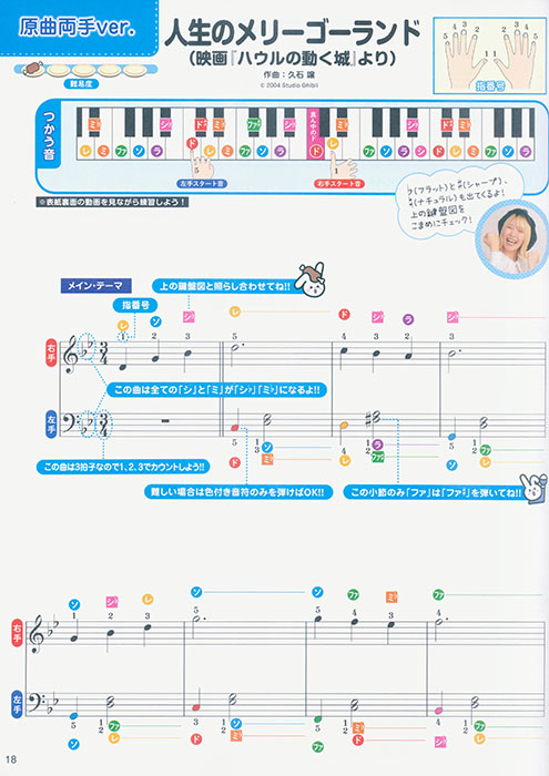 ハラミちゃんのレパートリーが初心者でも弾ける 魔法のピアノ曲集