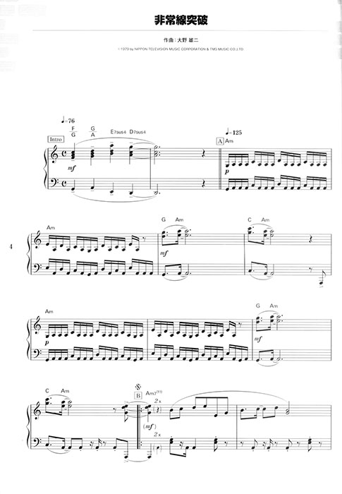 ピアノ・ソロ 『ルパン三世 カリオストロの城』BGM Selection