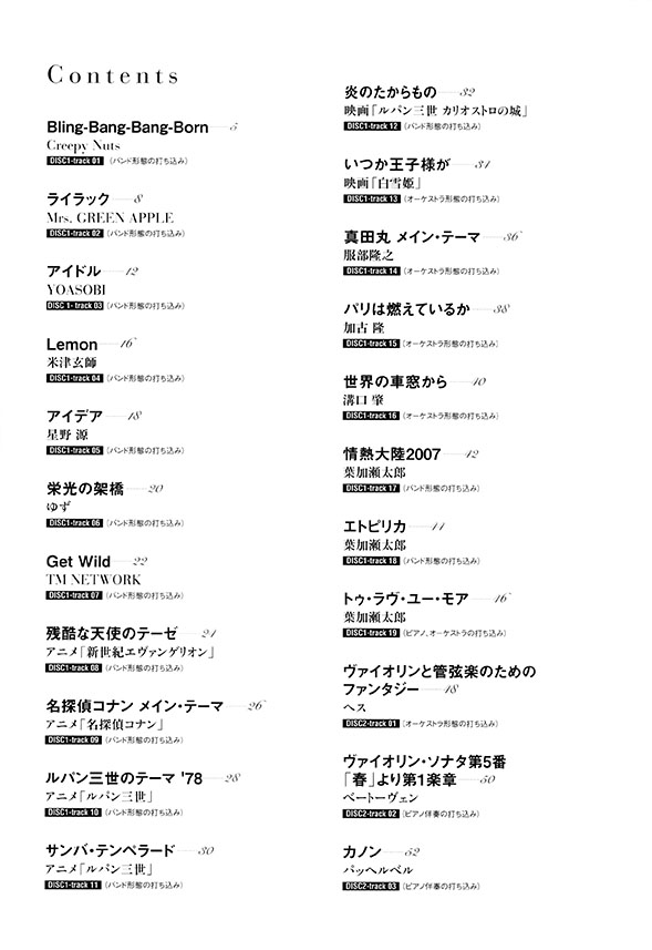ヴァイオリンで弾けたらカッコイイ人気曲あつめました。(カラオケCD2枚付) ヴァイオリンで弾けたらカッコイイ人気曲あつめました。(カラオケCD2枚付)