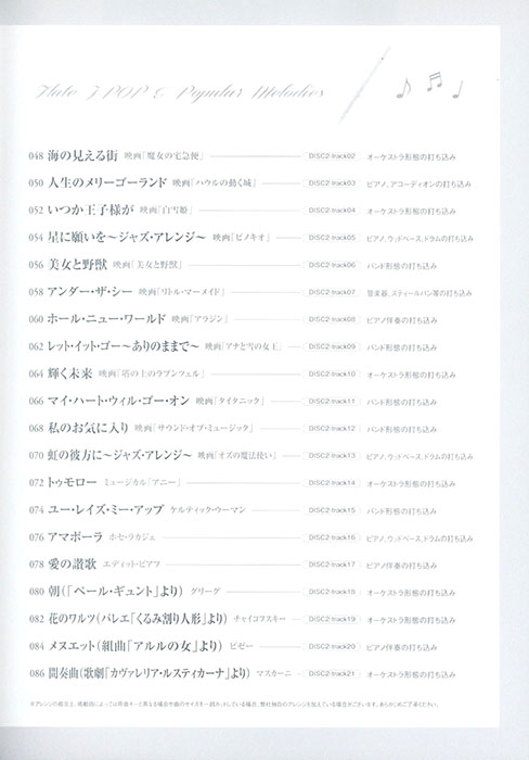 フルートで奏でる J-POP＆人気メロディー（カラオケCD2枚付）