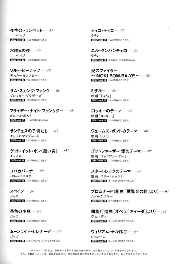 トランペットで吹けたらカッコイイ人気曲あつめました。(カラオケCD2枚付) トランペットで吹けたらカッコイイ人気曲あつめました。(カラオケCD2枚付)