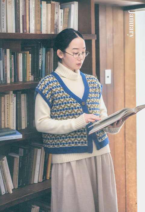 Let’s Knit in English 文章パターンで編む12か月のニットウエア