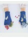 50のステッチで描くウール刺繍 ニットウエアに咲く花々