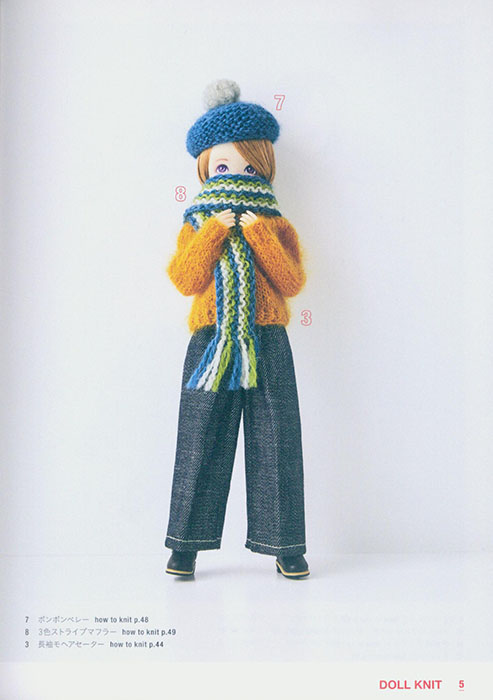 Doll Knit for 20～22cmドールサイズ