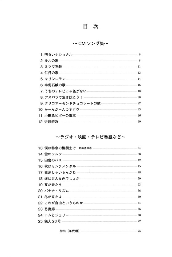 ピアノ伴奏で歌える 三木鶏郎ソング集