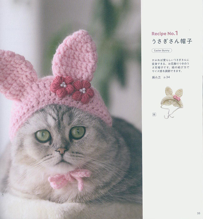 8675 ねこの寅次郎とかぎ針編みのおめかし小物 8675 ねこの寅次郎とかぎ針編みのおめかし小物
