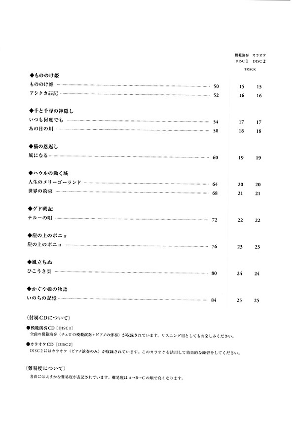 チェロのしらべ スタジオジブリ作品集