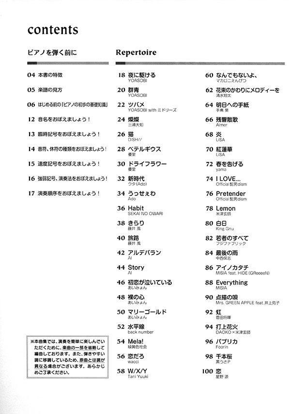 これなら弾ける 超・簡単ピアノ初心者 J-POP 101曲集 これなら弾ける 超・簡単ピアノ初心者 J-POP 101曲集
