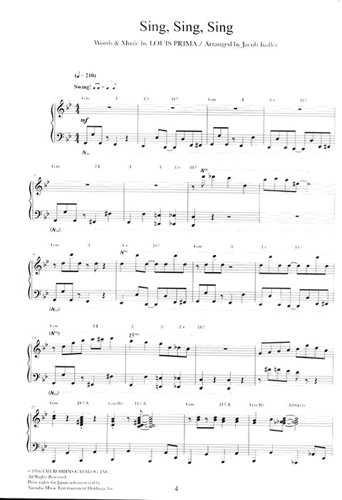 上級ソロジャズピアノ Jazz Piano Collection Jacob Koller 上級ソロジャズピアノ Jazz Piano Collection Jacob Koller