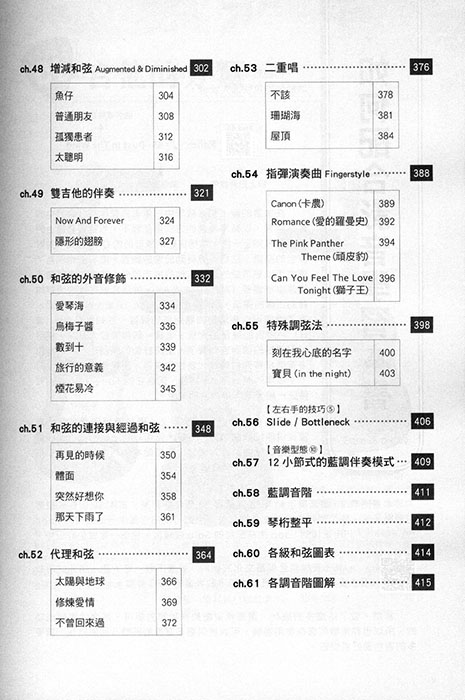 彈指之間 Guitar Handbook
