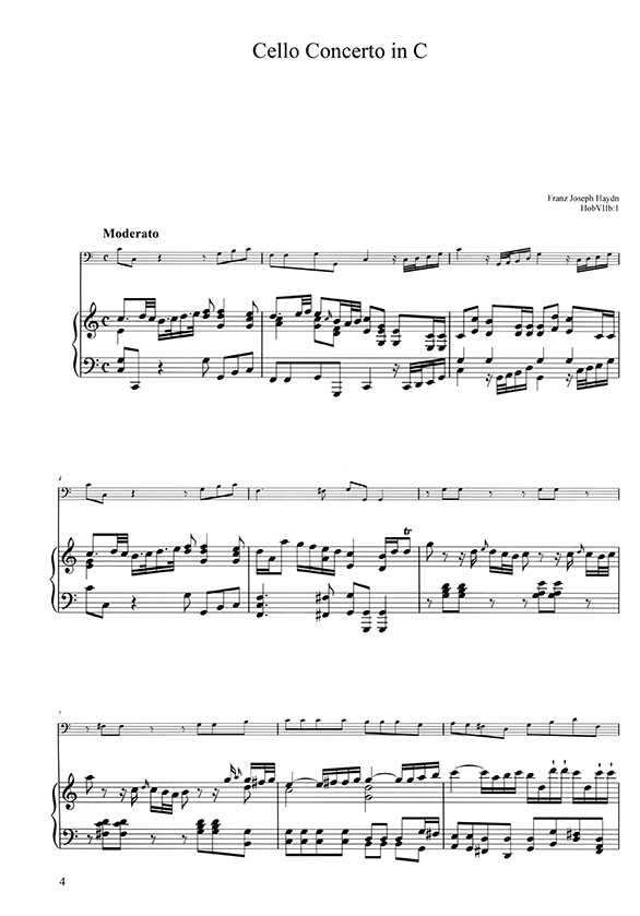 Haydn Cello Concerto in C Hob. VIIb: 1