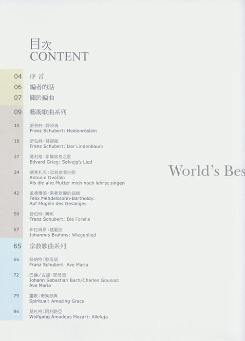 世界名曲經典 World's Best Classical Songs 世界名曲經典 World's Best Classical Songs
