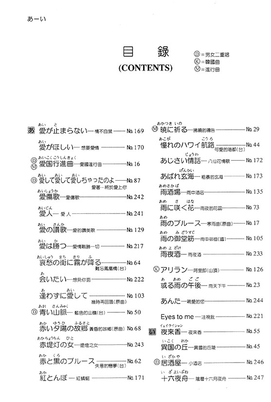 日語流行歌謠全集 (上) 簡譜改訂版 日語流行歌謠全集 (上) 簡譜改訂版