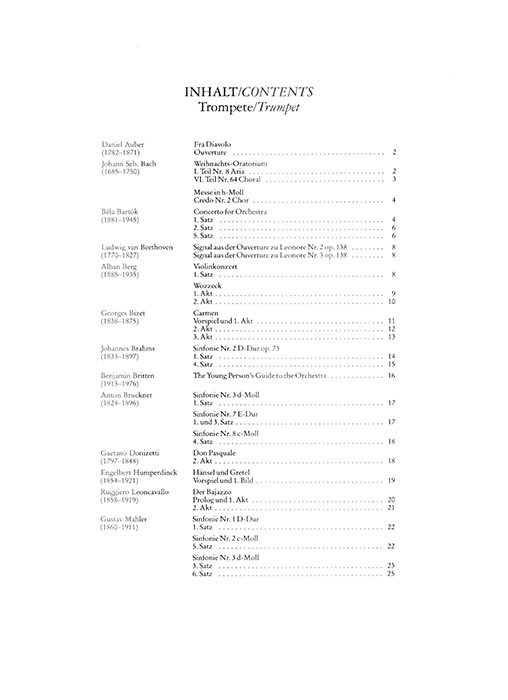 Orchester Probespiel Trompete Orchester Probespiel Trompete