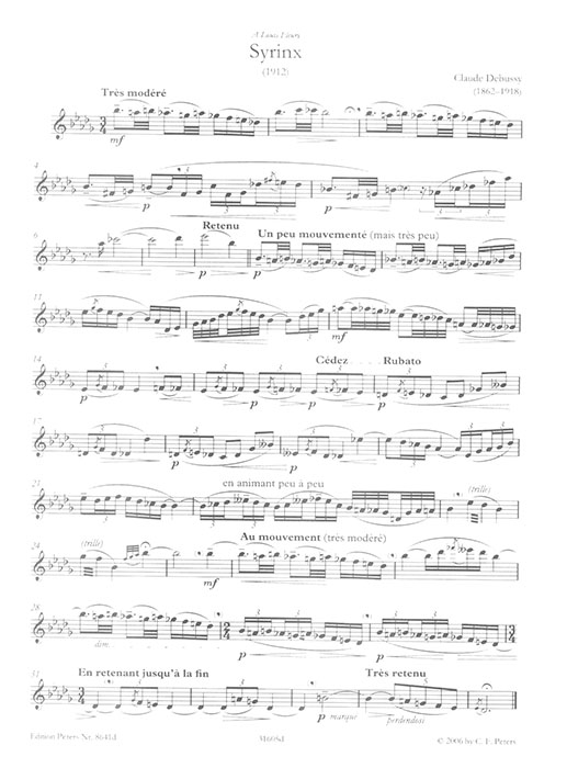Die Soloflöte Band Ⅳ: 20. Jahrhundert (bis 1960)
