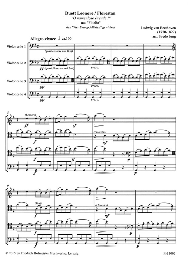 CellOpera Vol. 3 for Violoncello Quartet