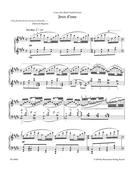 Ravel Jeux D'Eau Pour Piano Ravel Jeux D'Eau Pour Piano