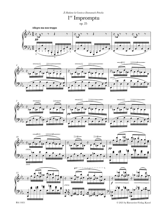 Fauré 5 Impromptus für Klavier Fauré 5 Impromptus für Klavier
