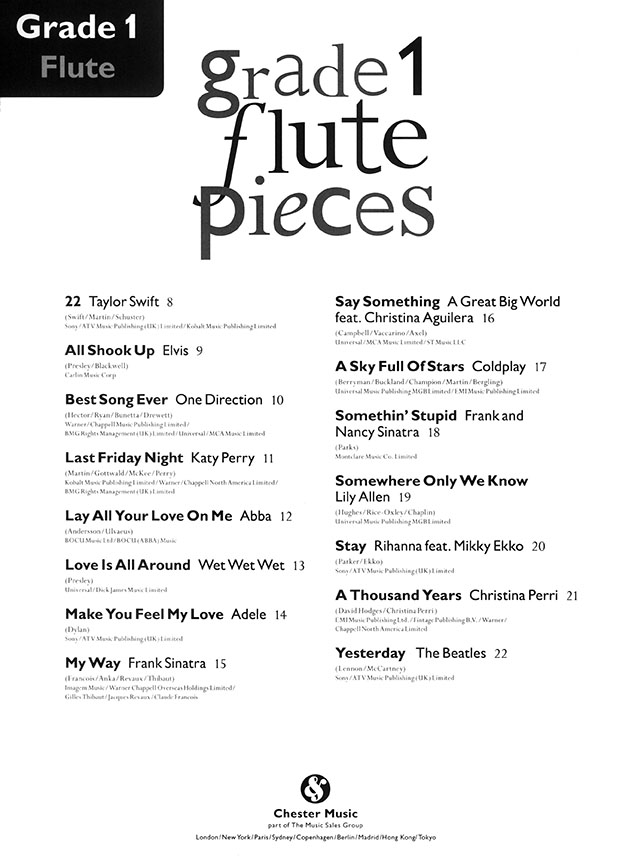 Grade 1 Flute Pieces 15 Popular Practice Pieces