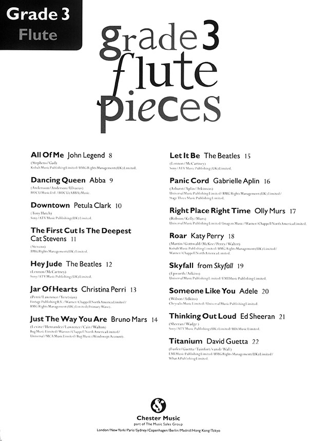 Grade 3 Flute Pieces 15 Popular Practice Pieces