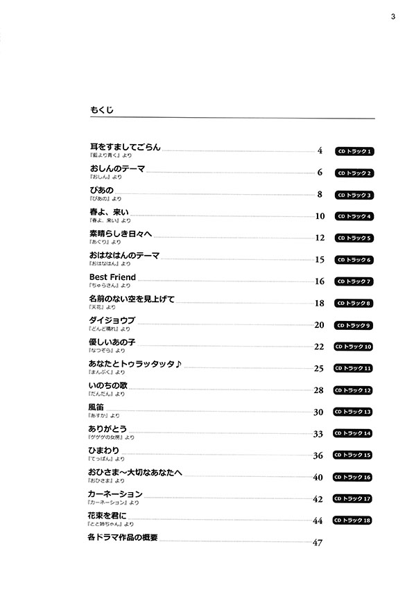 改訂新版 ギターソロのための NHK連続テレビ小説主題曲集 模範演奏CD&タブ譜付き