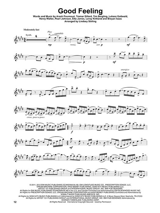 Lindsey Stirling Hit Hal Leonard Violin Play-Along Volume 45